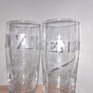 Custom Etched Beer Glasses