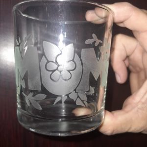 Custom Etched Whiskey Glasses